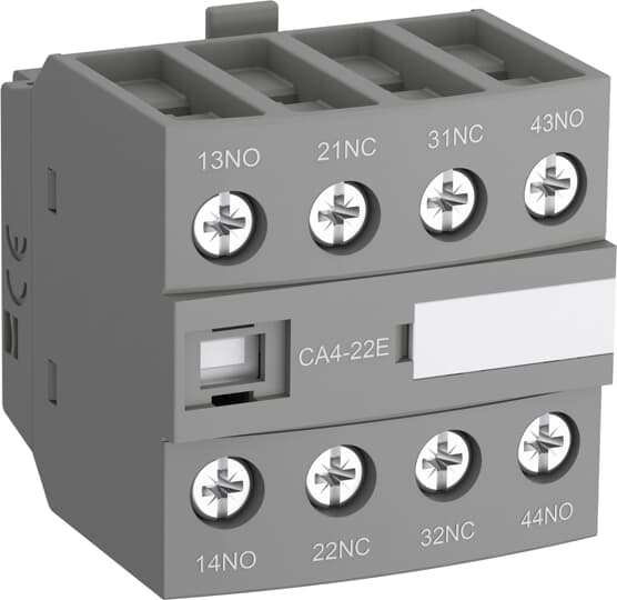 CA4-22E (AF26….AF38-30-10 için yardımcı kontak bloğu , 2NA+2NK , Üzerine)