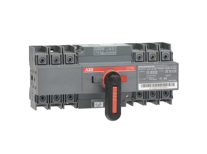 OTM63F3CMA230V (63A, 3 kutup  Motor İle Kumandalı Transfer Şalteri )