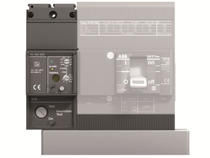 RC Sel. 200mm XT1 4 kutup, dar tip (0,03…10A ani Açma yada 0,1…3sn)