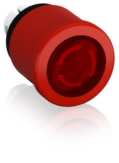 MPMT3-11R (Işıklı acil durdurma buton kafası çevir, kırmızı)