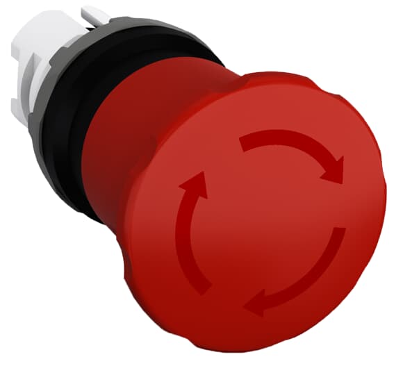 MPET4-10R (Acil durdurma buton kafası çevir, kırmızı)