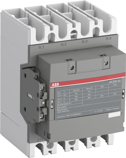 AF190-40-11 (4X275A Güç Kontaktörü 20…60V AC/DC)