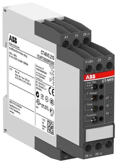 CT-MVS.21S   (11 Fonksiyonlu, 10 Zaman Aralığı, 0.05 s-300 saat, 2A/K Kontak,   24-240V AC/DC)