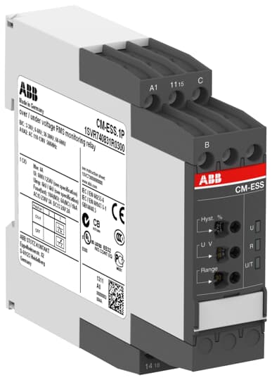 CM-ESS.1S   (Monofaze G.K.R. 1A/K Kontak, 3-600V        24-240V AC/DC)