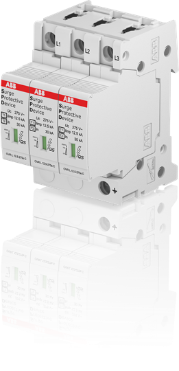 OVR T1-T2 3L 12.5-275s P QS (Parafudur B+ C Tipi ,3 Faz, Imaks=80kA, Kartuşlu)