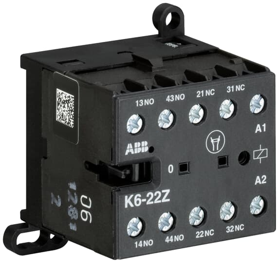 K 6 22 Z (3A,2N/A+2N/K AC  Yardımcı Kontaktör)