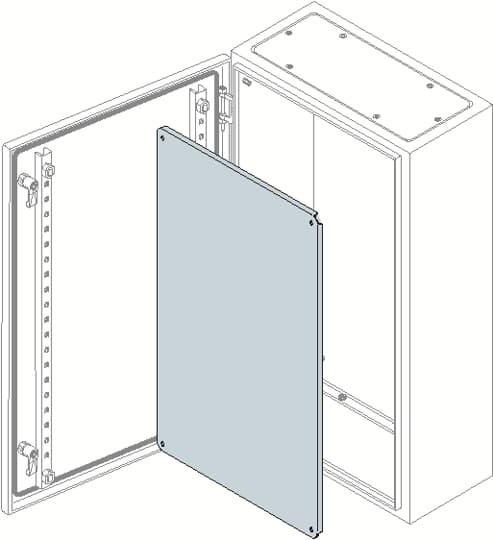 Galvanizli montaj plakası, 1000X600 (SR-Duvar Tipi Monoblok Pano İçin (IP65))